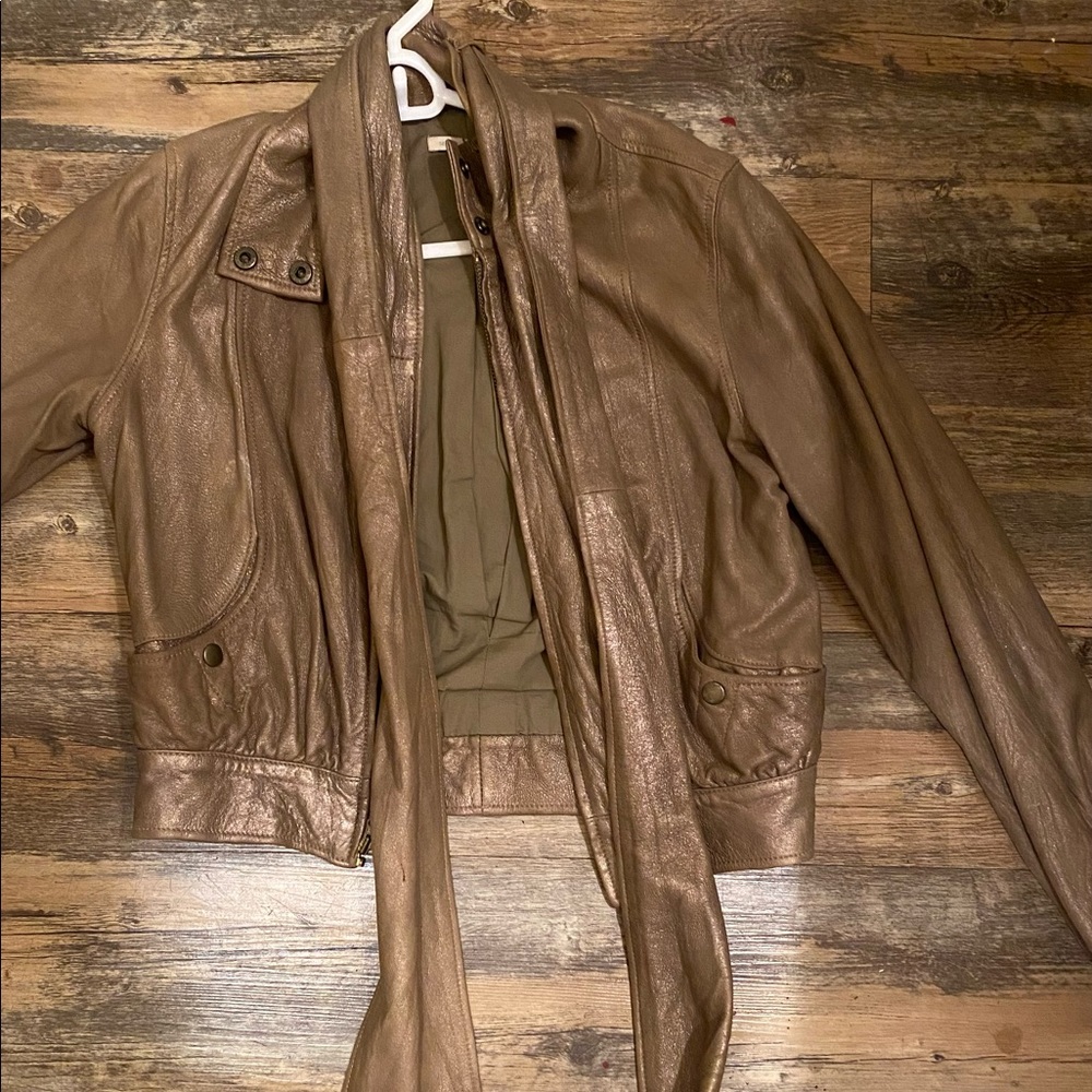Mike and Chris leather jacket. Size large.